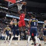 Jokic leads Nuggets past Blazers for 14th straight home win