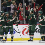 Goals by Zuccarello, Gaudreau help Wild top skidding Coyotes
