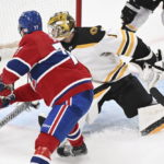Bergeron breaks tie, NHL-leading Bruins beat Canadiens 4-2