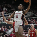 Brink, Jones lead No. 4 Stanford past No. 8 Utah 74-62