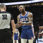 Embiid has 32, 76ers top Blazers 105-95 for 4th straight win