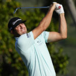 Montgomery leaves trash talk behind in Vegas to lead Sony