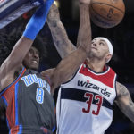 Thunder completes series sweep of Beal-less Wizards, 127-110