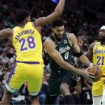 Brown forces OT, Celtics snap skid by beating LA 125-121