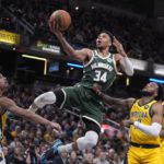 Antetokounmpo scores 41 points, Bucks beat Pacers 141-131