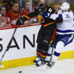 Andersson's 3-point game helps Flames past Lightning 6-3