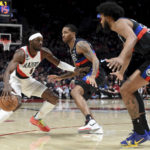 Grant scores 36, Blazers rout Pistons in Payton's debut
