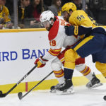Saros makes 38 saves, leads Predators over Flames 2-1