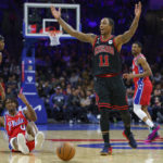 LaVine hits 11 3s, scores 41 points in Bulls' win over 76ers