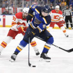 Dillon Dube scores twice, Calgary rolls past St. Louis 4-1