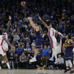 Bey beats buzzer with 3, Pistons beat Warriors 122-119