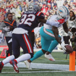 Dugger INT return helps lift Pats over fading Dolphins 23-21