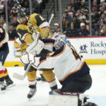 Roy scores twice, Knights hold off banged-up Avalanche 3-2