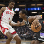 Sabonis nearly has triple-double, Kings top skidding Rockets