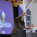 Augustus is 1st female athlete with statue on LSU campus