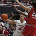 Brink, Jones lead No. 4 Stanford past No. 8 Utah 74-62