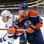 Hyman scores twice as streaking Oilers beat Lightning 5-3