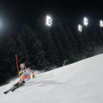 Shiffrin trails Vlhova in 1st slalom run of record attempt