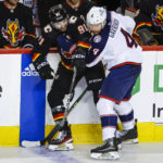Dube scores in OT, Flames beat Blue Jackets 4-3