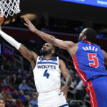 Bey, Bogdanovic lead shorthanded Pistons past Timberwolves