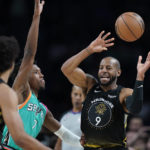 Warriors top Spurs 144-113 before NBA-record crowd of 68,323