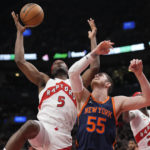 VanVleet scores 28, Raptors hand Knicks 4th straight loss