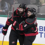 Hurricanes top Stars in OT to win matchup of 1st-place teams
