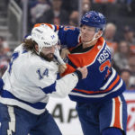 Hyman scores twice as streaking Oilers beat Lightning 5-3