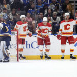 Dillon Dube scores twice, Calgary rolls past St. Louis 4-1