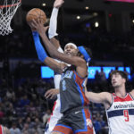 Thunder completes series sweep of Beal-less Wizards, 127-110