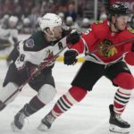 Stalock has 22 saves, Blackhawks beat Coyotes 2-0