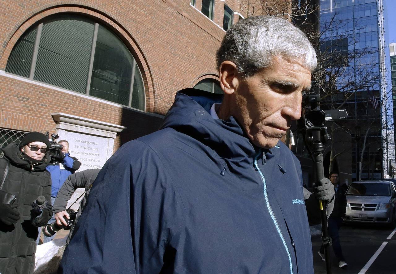 FILE - William "Rick" Singer founder of the Edge College & Career Network, departs federal court in...