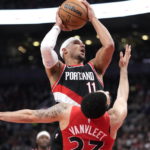 Blazers lose 7th straight on road, Raptors win 117-105