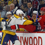 Saros stops record 64 shots as Predators beat Hurricanes