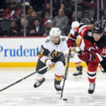 Hamilton scores twice, Devils defeat Vegas 3-2 in OT