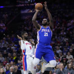 Embiid scores 36 points, Harden has triple-double for 76ers