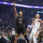 Bridges leads undermanned Suns past Curry, Warriors 125-113