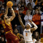 Anderson leads Oklahoma State past No. 12 Iowa State 61-59
