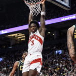 Siakam has 28 points, Raptors beat slumping Hornets 132-120