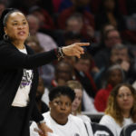 Boston's sets record, No. 1 Gamecocks top Arkansas 92-46