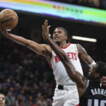 Sabonis nearly has triple-double, Kings top skidding Rockets
