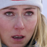 Shiffrin shows her emotions after matching Vonn's record