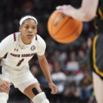 Boston keeps No. 1 South Carolina perfect in 81-50 win
