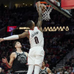 Lillard scores 37, Blazers beat Spurs 147-127 to stop skid