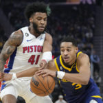 Bey beats buzzer with 3, Pistons beat Warriors 122-119