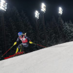 Shiffrin trails Vlhova in 1st slalom run of record attempt