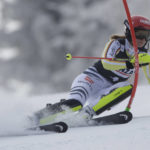 Shiffrin leads slalom in pursuit of 85th World Cup win