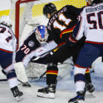 Dube scores in OT, Flames beat Blue Jackets 4-3