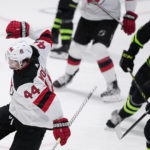 Hughes scores winner in OT to lead Devils past Stars 3-2