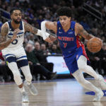 Bey, Bogdanovic lead shorthanded Pistons past Timberwolves